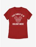 Disney Mickey Mouse Family Holiday Mode Womens T-Shirt, RED, hi-res