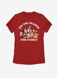 Disney Mickey Mouse Family Season Womens T-Shirt, RED, hi-res