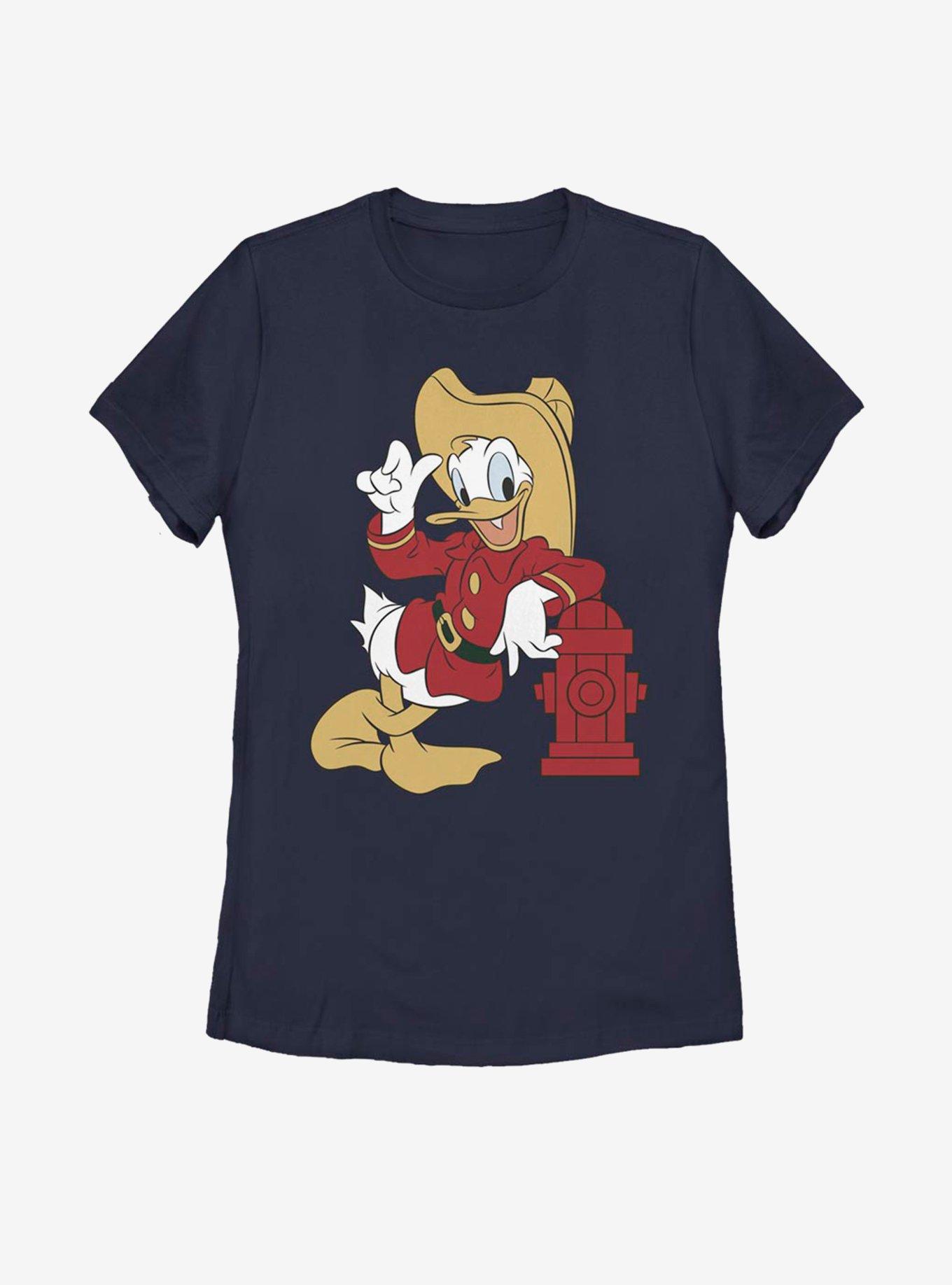 Disney Mickey Mouse Firefighting Donald Womens T-Shirt, , hi-res