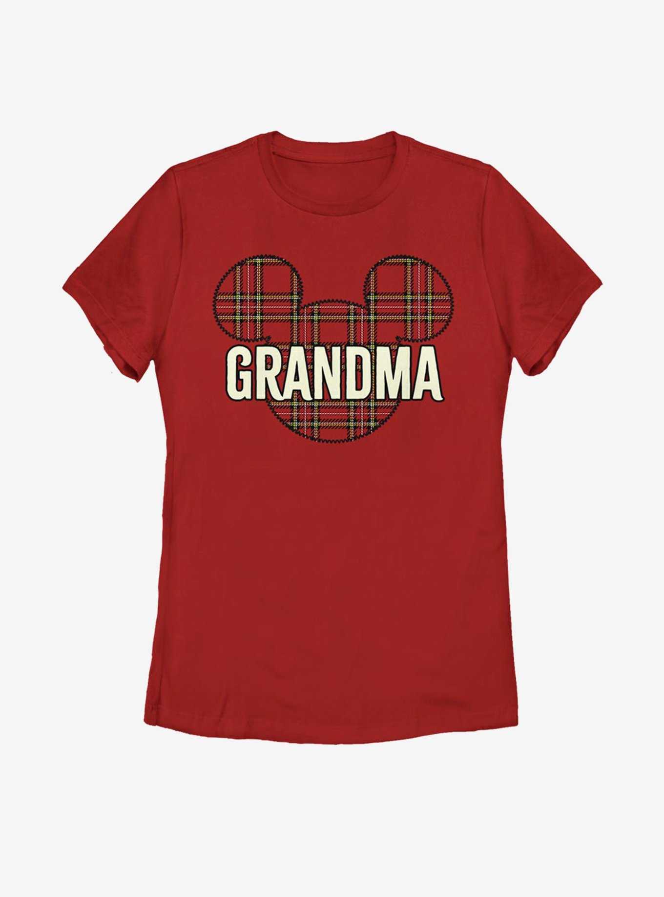 Disney Mickey Mouse Grandma Holiday Patch Womens T-Shirt, , hi-res