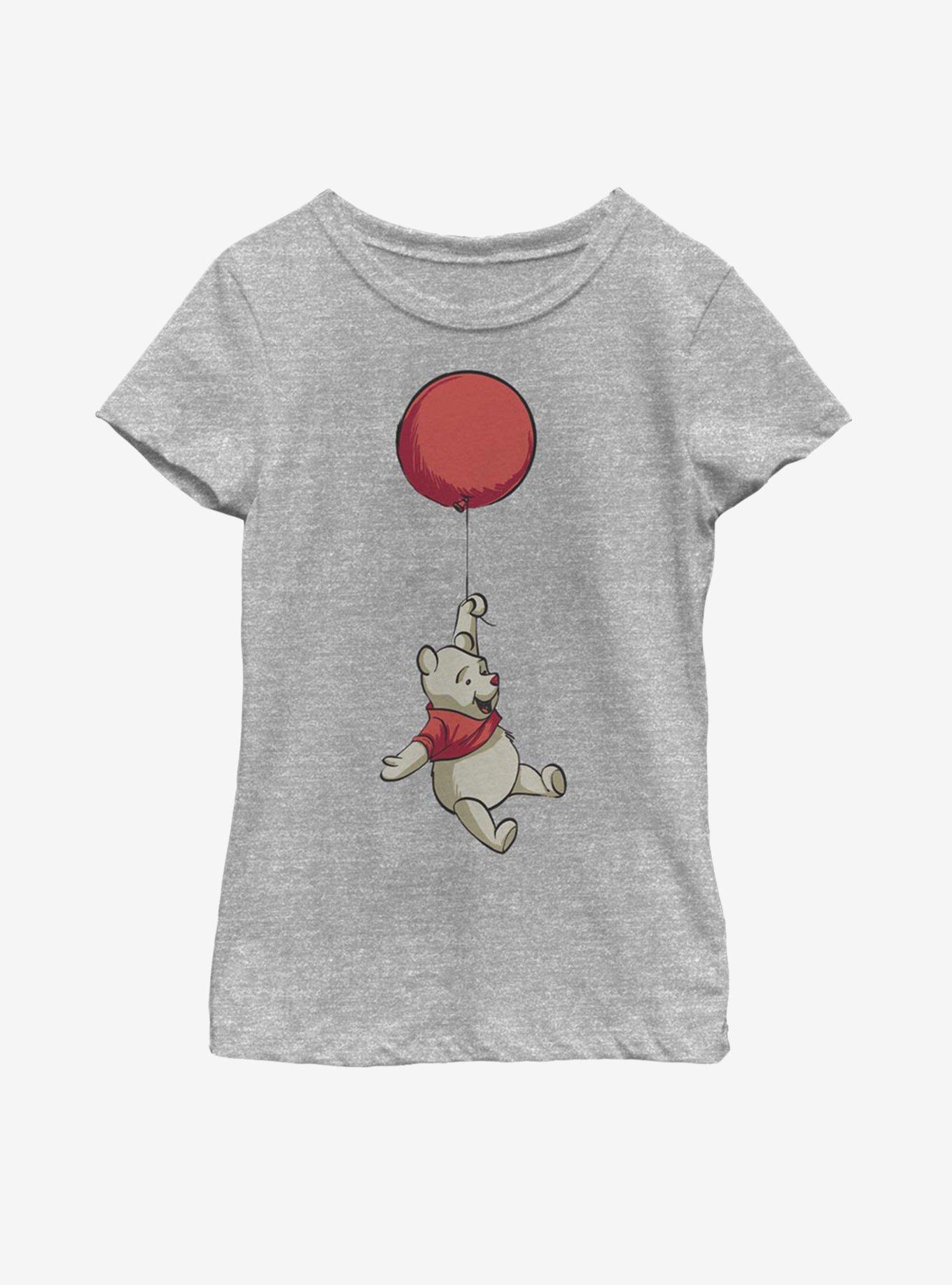 Disney Winnie The Pooh Balloon Winnie Youth Girls T-Shirt, , hi-res