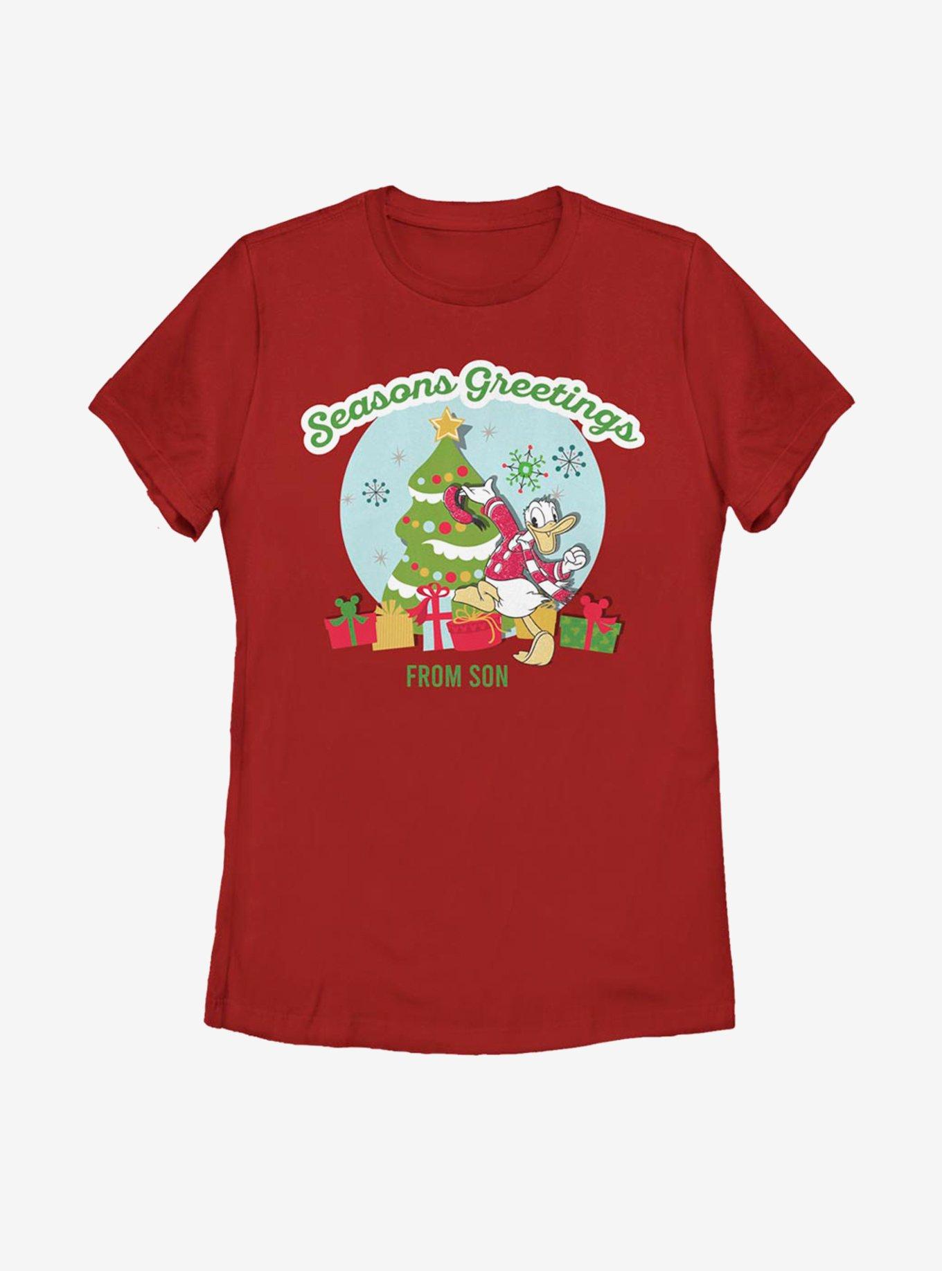 Disney Mickey Mouse Greetings From Son Womens T-Shirt, , hi-res