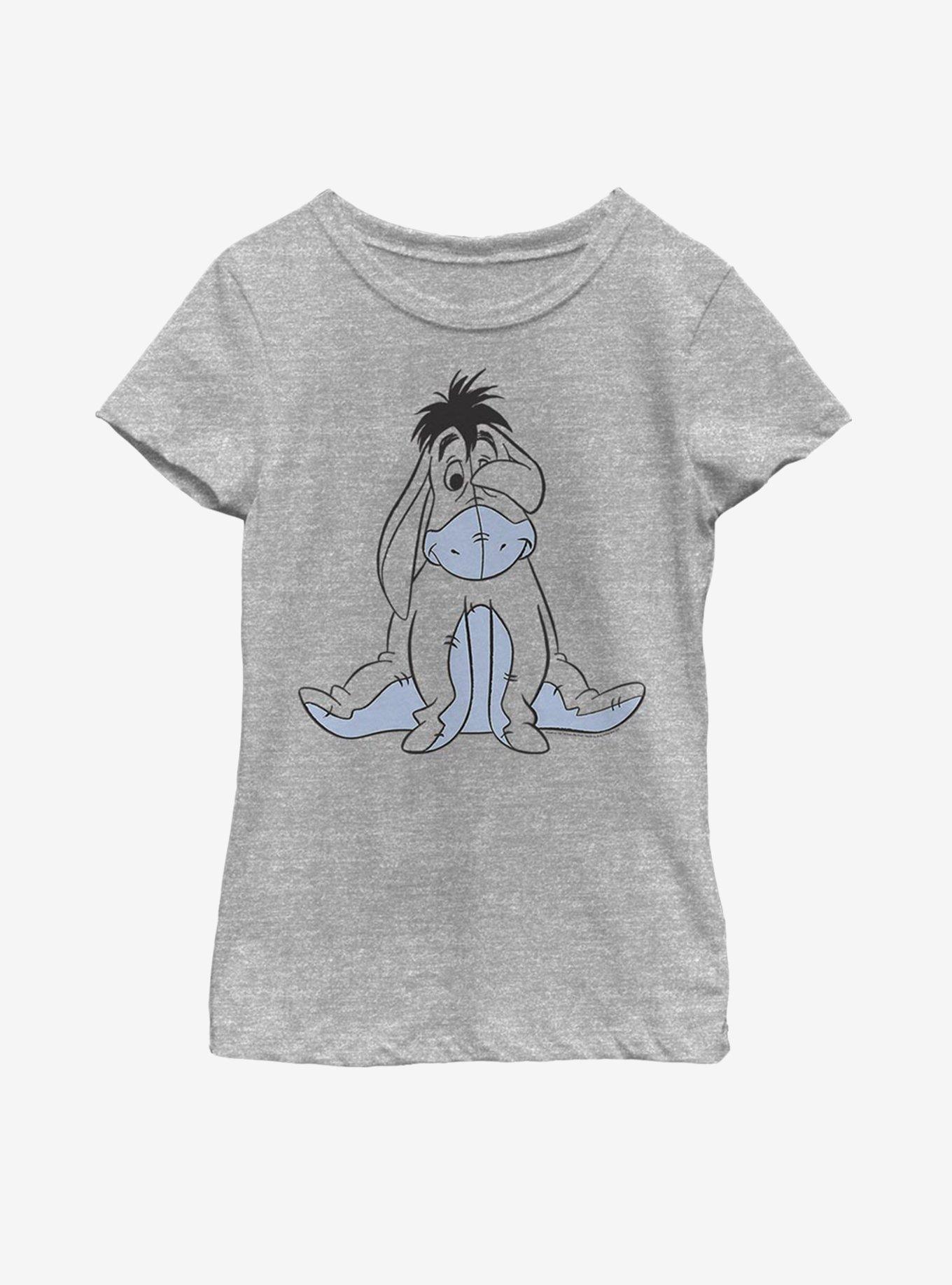 Disney Winnie The Pooh Basic Sketch Eeyore Youth Girls T-Shirt, , hi-res