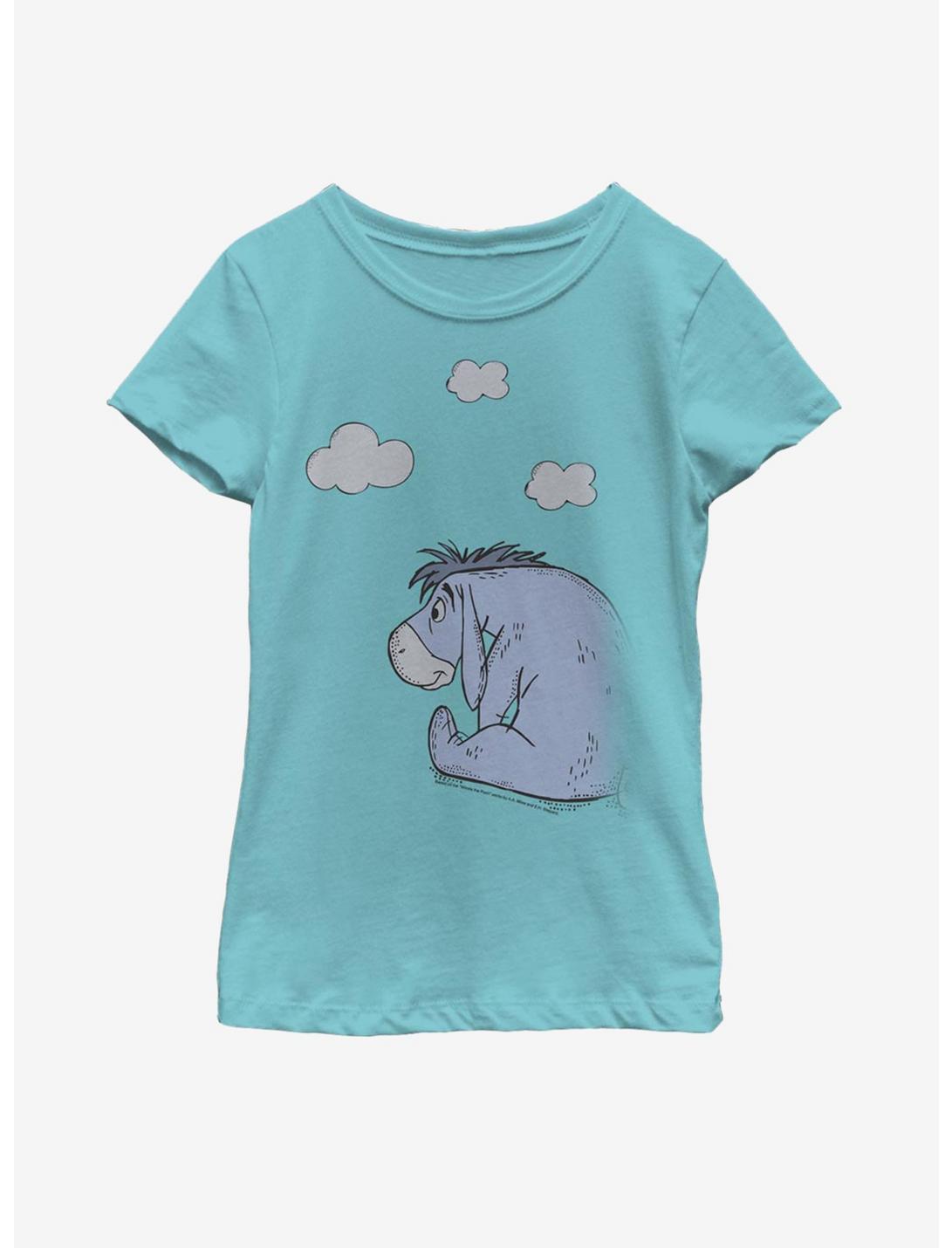 Disney Winnie The Pooh Cloudy Eeyore Youth Girls T-Shirt, TAHI BLUE, hi-res