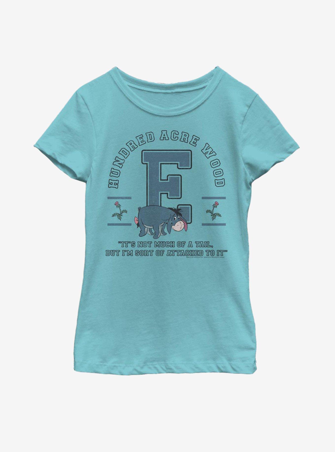 Disney Winnie The Pooh Eeyore Collegiate Youth Girls T-Shirt, , hi-res