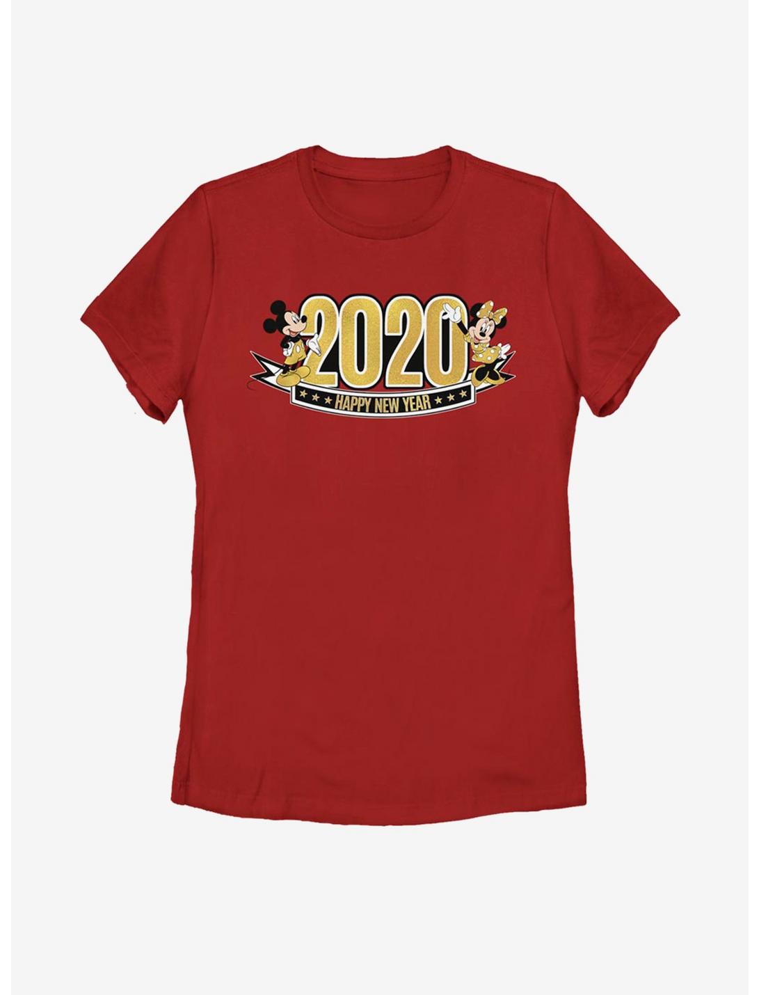 Disney Mickey Mouse Mickey And Minnie 2020 Womens T-Shirt, RED, hi-res