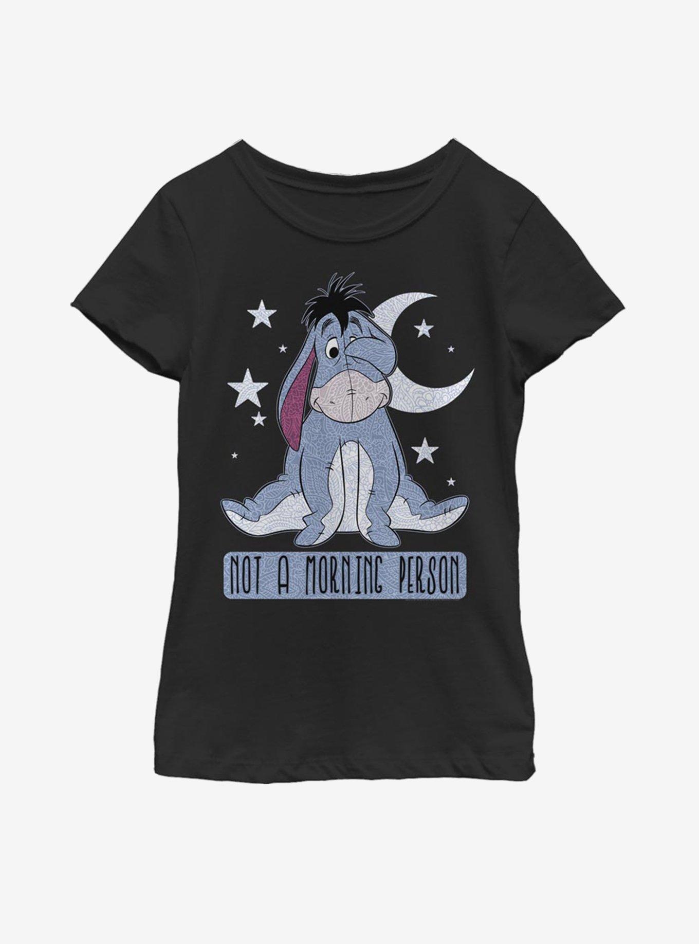 Disney Winnie The Pooh Eeyore Not Morning Youth Girls T-Shirt, , hi-res