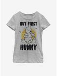 Disney Winnie The Pooh First Hunny Youth Girls T-Shirt, ATH HTR, hi-res
