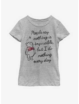 Disney Winnie The Pooh Impossible Youth Girls T-Shirt, , hi-res