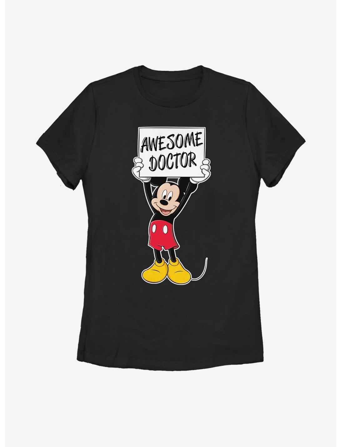 Disney Mickey Mouse Awesome Doctor Womens T-Shirt, BLACK, hi-res