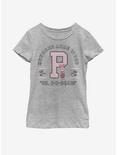 Disney Winnie The Pooh Piglet Collegiate Youth Girls T-Shirt, ATH HTR, hi-res