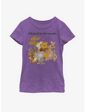 Disney Winnie The Pooh In The Woods Youth Girls T-Shirt, , hi-res