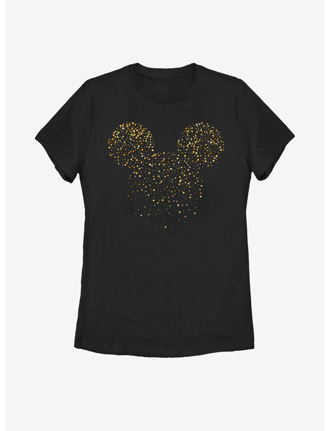 Disney Mickey Mouse Mickey Confetti Fill Womens T-Shirt, BLACK, hi-res