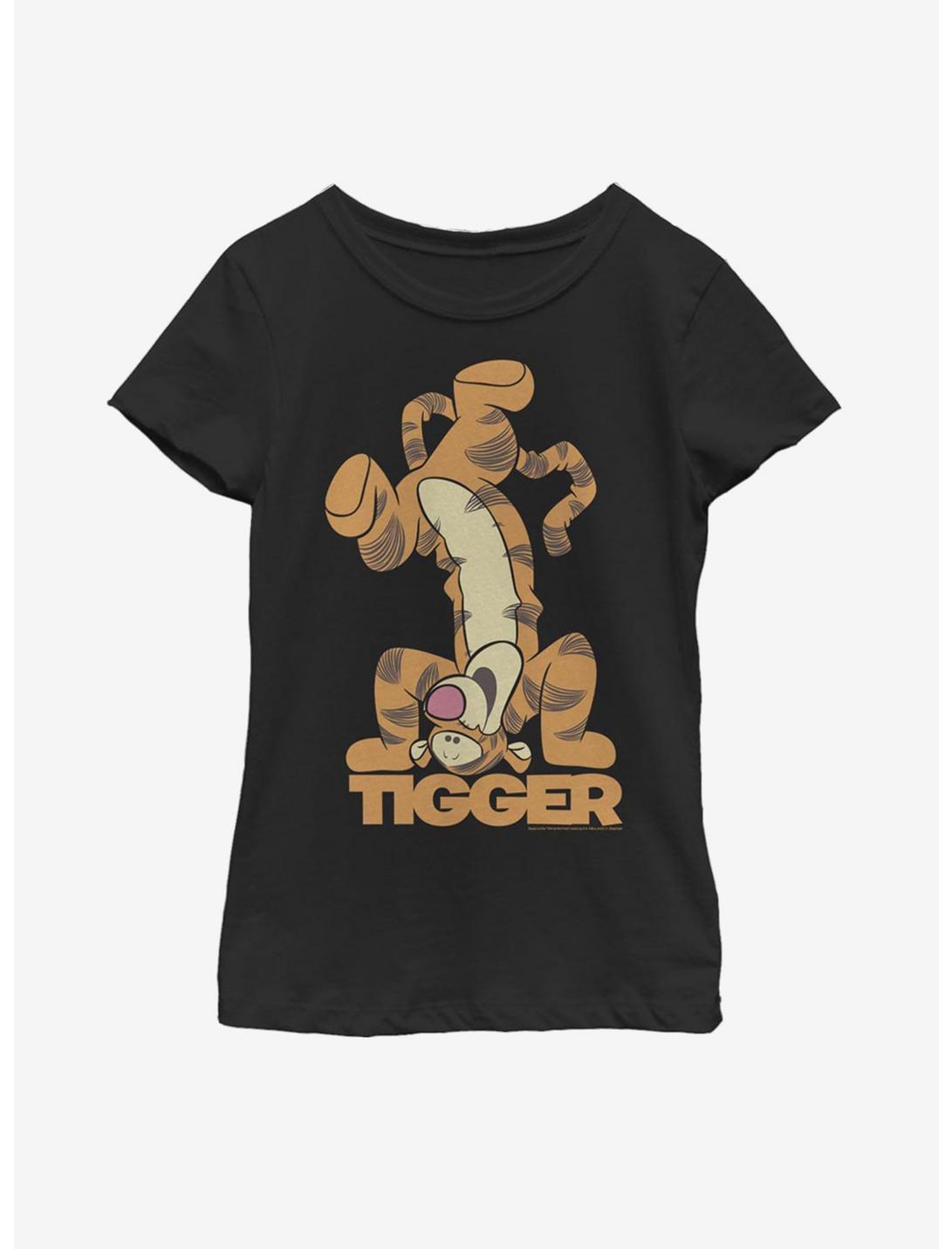 Disney Winnie The Pooh Tigger Bounce Youth Girls T-Shirt, BLACK, hi-res