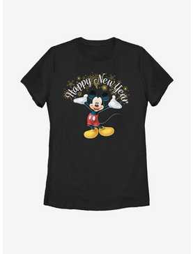 Disney Mickey Mouse Mickey Happy New Year Womens T-Shirt, , hi-res