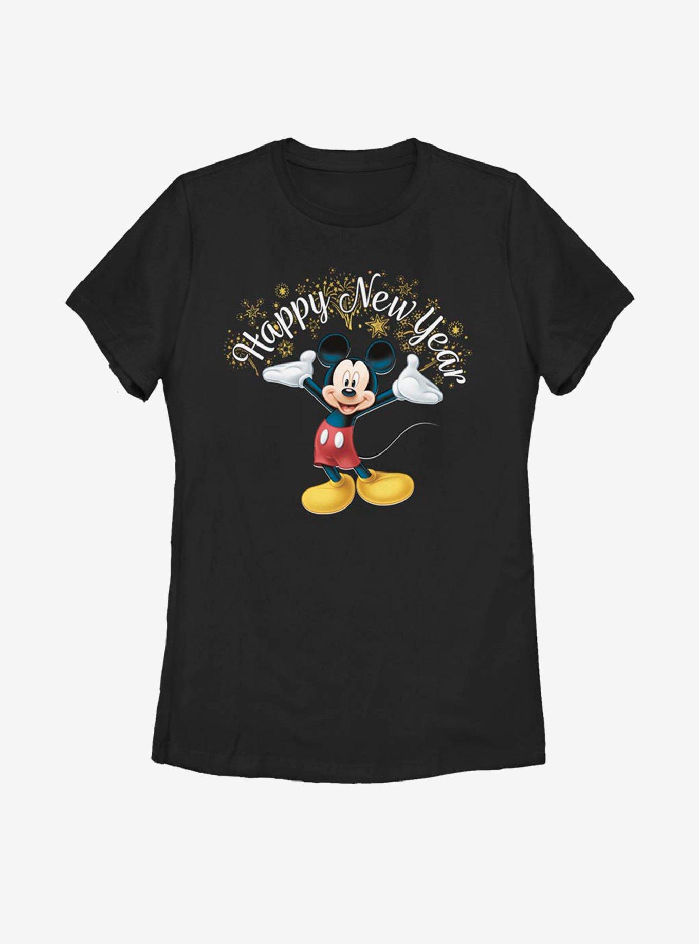 Disney Mickey Mouse Mickey Happy New Year Womens T-Shirt, , hi-res