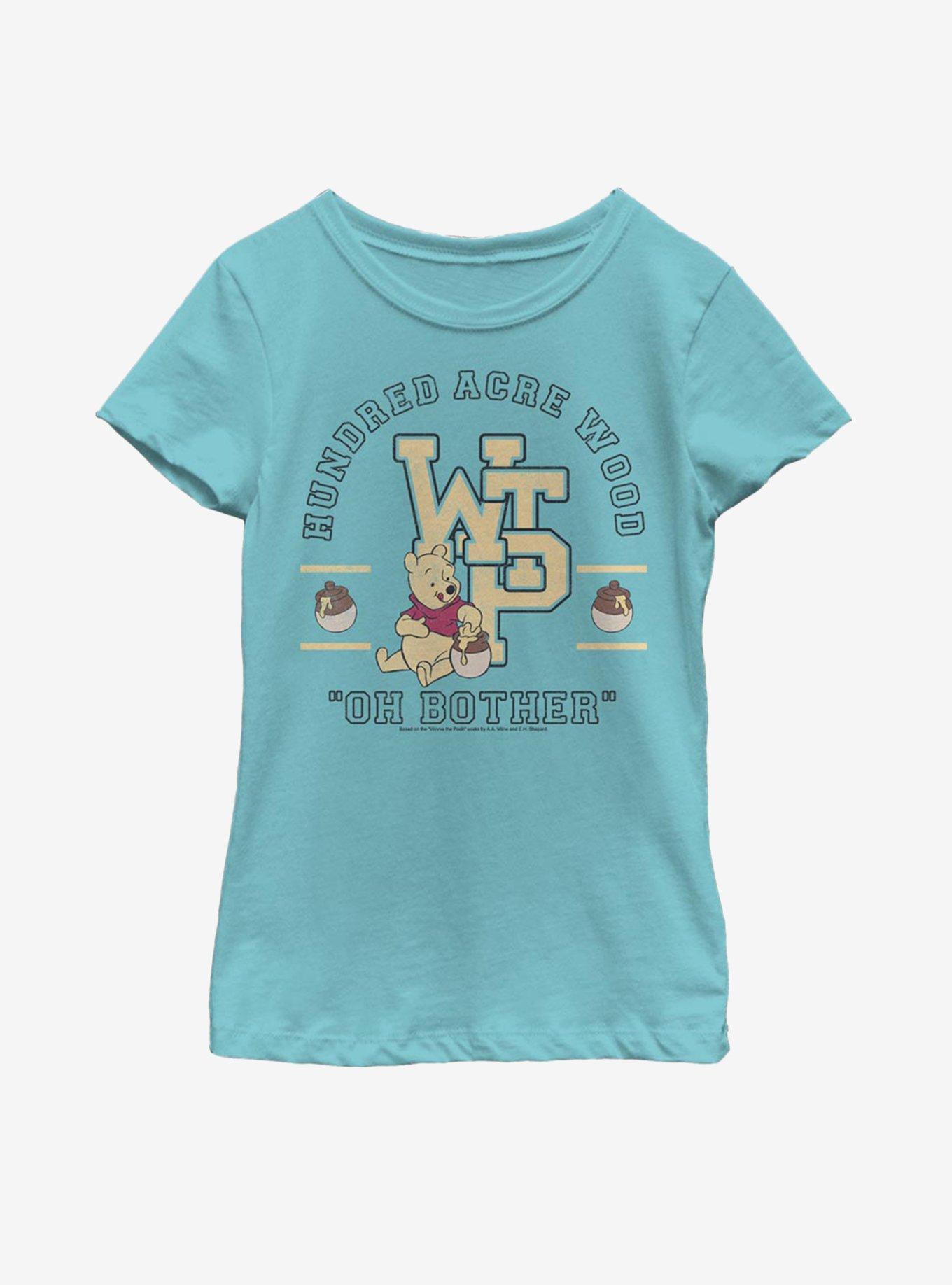 Disney Winnie The Pooh Collegiate Youth Girls T-Shirt, , hi-res