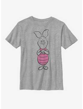 Disney Winnie The Pooh Basic Sketch Piglet Youth T-Shirt, , hi-res