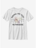 Disney Winnie The Pooh Bring On The Sunshine Youth T-Shirt, WHITE, hi-res