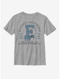 Disney Winnie The Pooh Eeyore Collegiate Youth T-Shirt, ATH HTR, hi-res