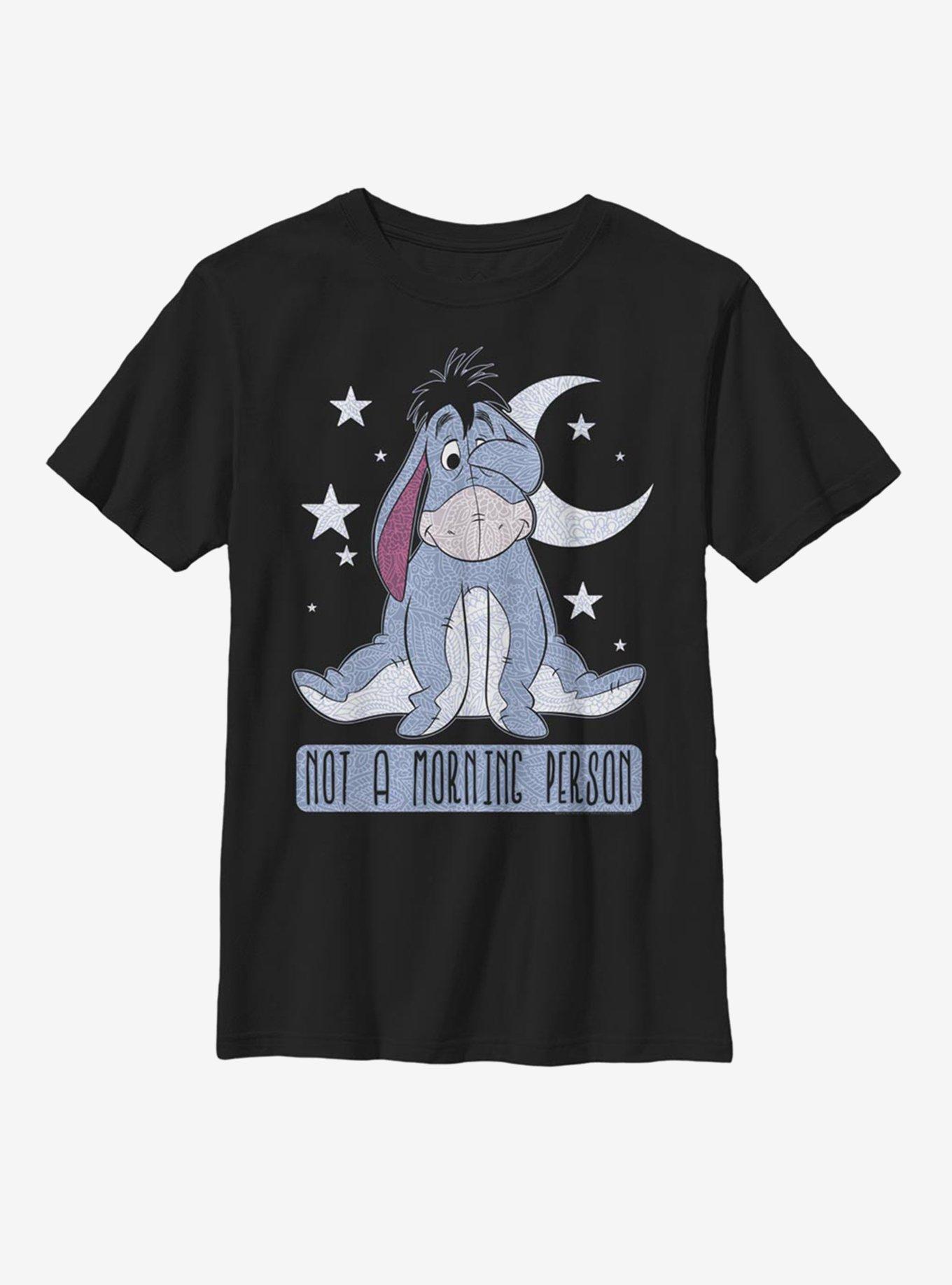 Disney Winnie The Pooh Eeyore Not Morning Youth T-Shirt, , hi-res