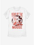 Disney Mickey Mouse Year of The Mouse Womens T-Shirt, WHITE, hi-res