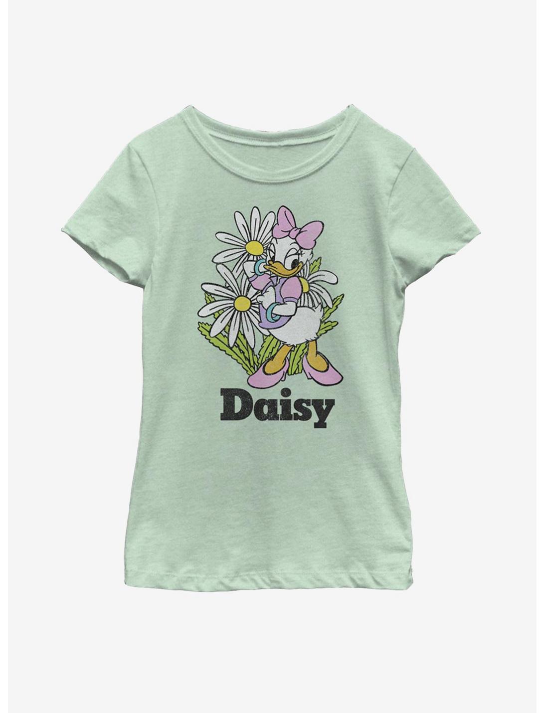 Disney Daisy Duck Daisies Youth Girls T-Shirt, MINT, hi-res