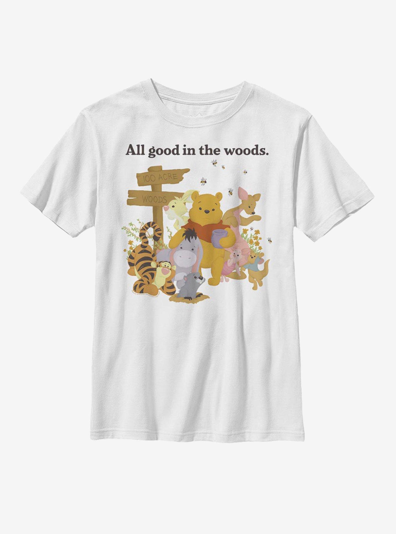 Disney Winnie The Pooh In The Woods Youth T-Shirt, , hi-res