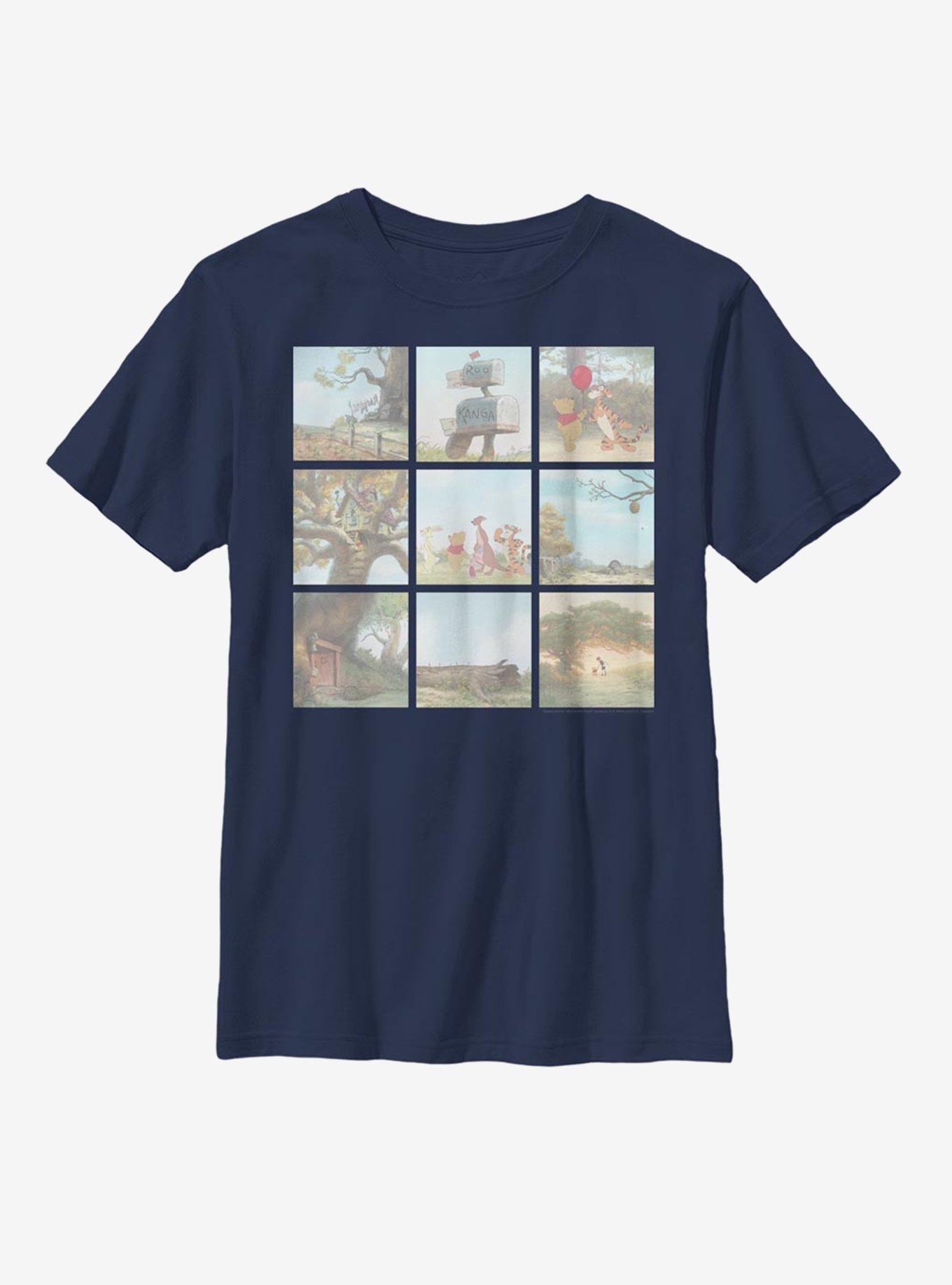 Disney Winnie The Pooh Scenes Youth T-Shirt, , hi-res