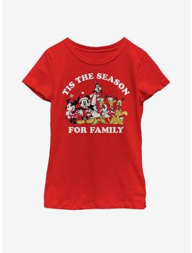 Disney Mickey Mouse Family Season Youth Girls T-Shirt, , hi-res