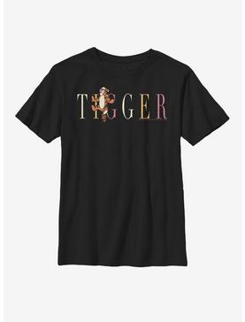 Disney Winnie The Pooh Tigger Script Youth T-Shirt, , hi-res