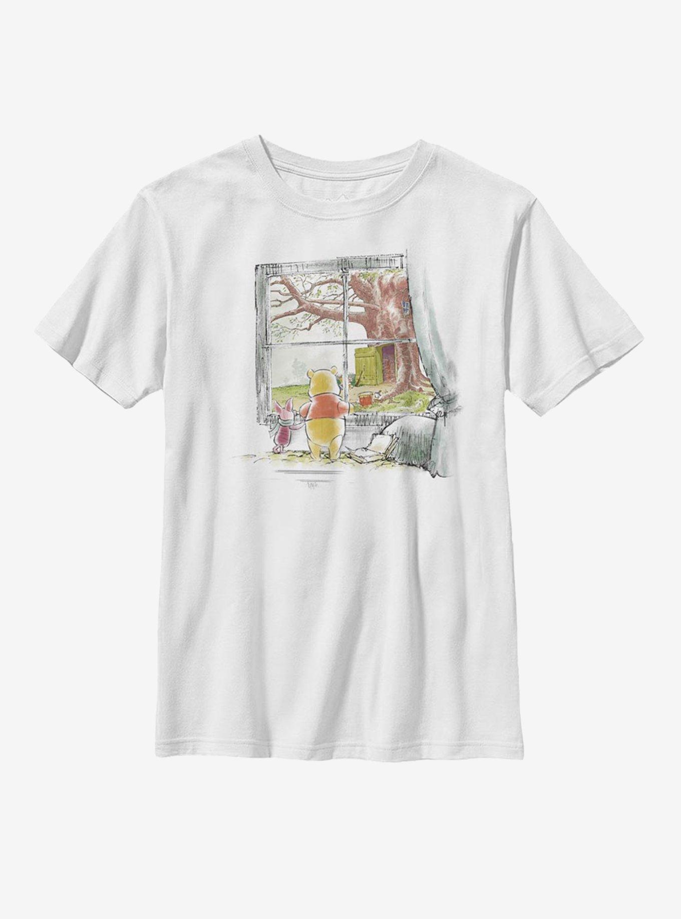 Disney Winnie The Pooh Winnie Window Youth T-Shirt, , hi-res