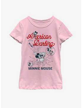 Disney Mickey Mouse Minnie Darling Comic Youth Girls T-Shirt, , hi-res