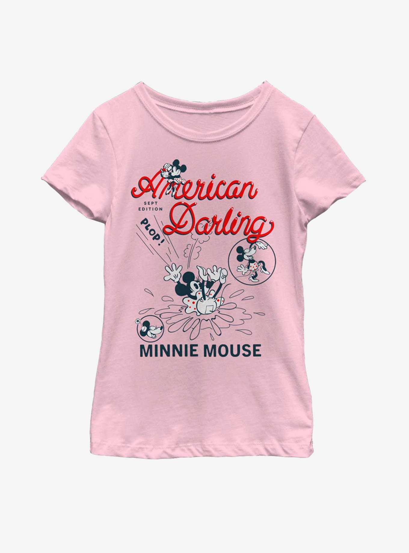Disney Mickey Mouse Minnie Darling Comic Youth Girls T-Shirt, , hi-res