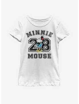 Disney Minnie Mouse Collegiate Youth Girls T-Shirt, , hi-res