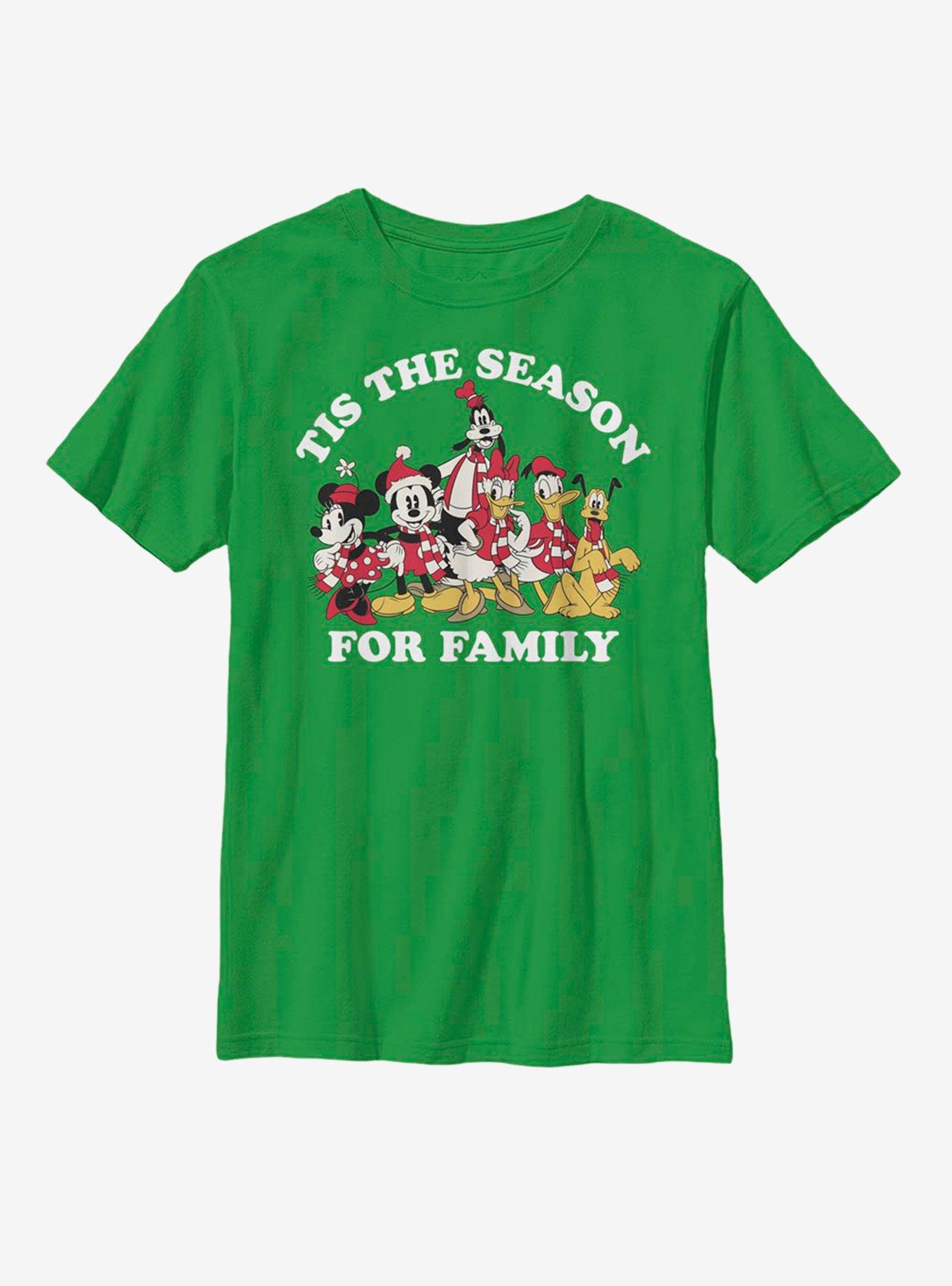 Disney Mickey Mouse Family Season Youth T-Shirt, , hi-res