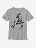 Disney Donald Duck Floral Pattern Donald Youth T-Shirt, ATH HTR, hi-res