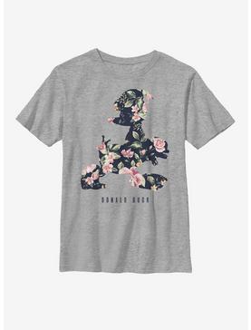 Disney Donald Duck Floral Pattern Donald Youth T-Shirt, , hi-res