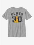 Disney Mickey Mouse Pluto Collegiate Youth T-Shirt, ATH HTR, hi-res