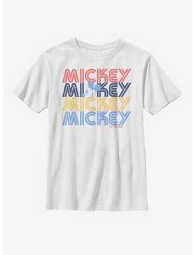 Disney Mickey Mouse Retro Stack Youth T-Shirt, , hi-res