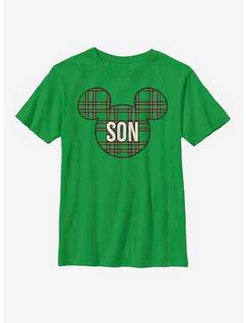 Disney Mickey Mouse Son Holiday Patch Youth T-Shirt, , hi-res