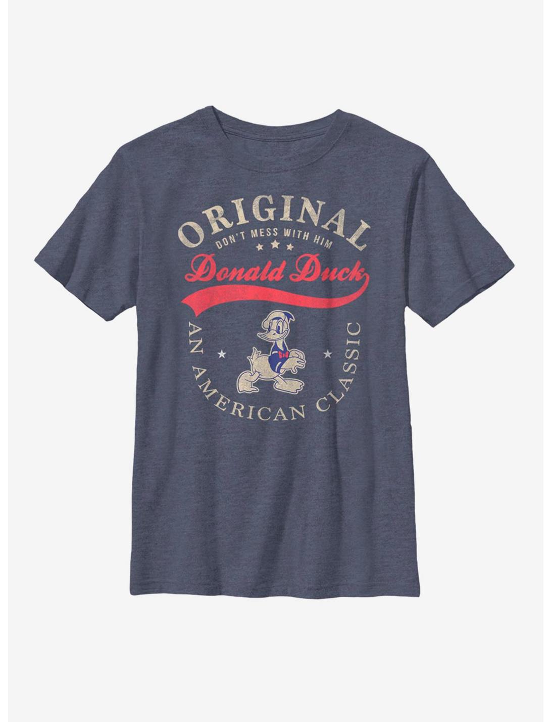Disney Mickey Mouse The One And Only Donald Youth T-Shirt, NAVY HTR, hi-res