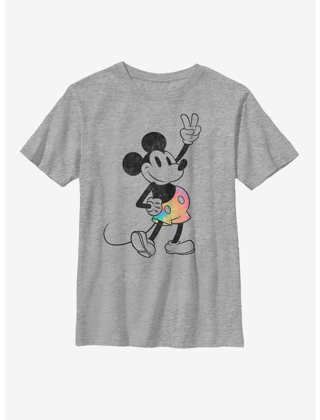 Disney Mickey Mouse Tie Dye Mickey Youth T-Shirt, ATH HTR, hi-res