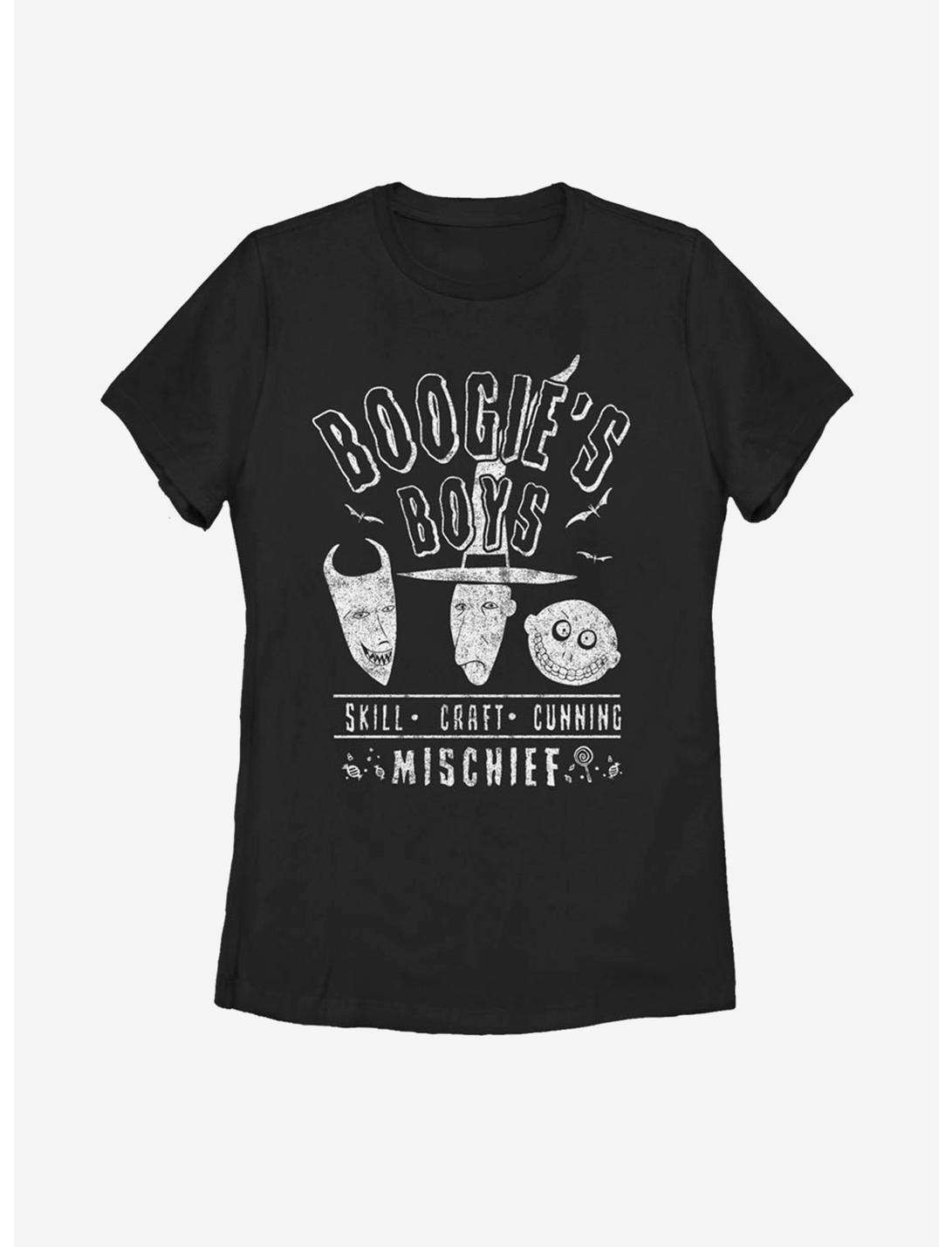 Disney The Nightmare Before Christmas Boogie's Boys Womens T-Shirt, BLACK, hi-res