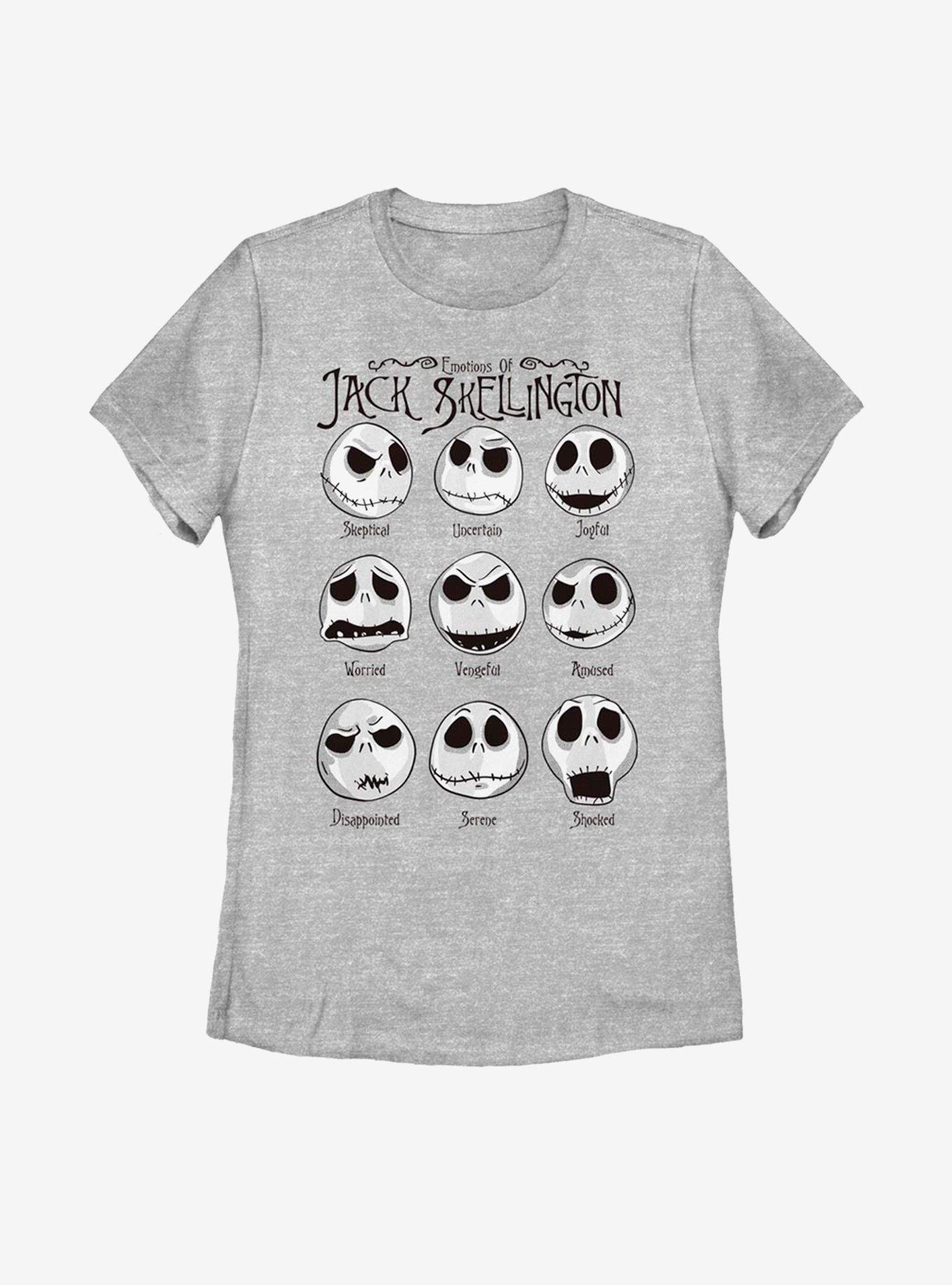 Disney The Nightmare Before Christmas Jack Emotions Womens T-Shirt, , hi-res