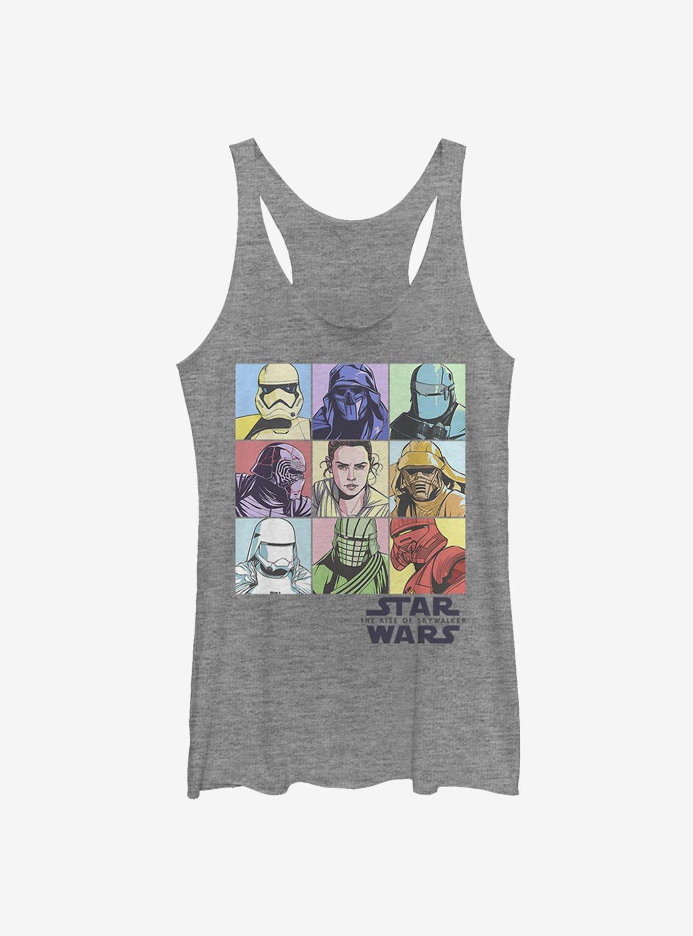 Star Wars Pastel Rey Boxes Girls Tank, GRAY HTR, hi-res