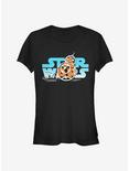 Star Wars BB-8 Logo Girls T-Shirt, BLACK, hi-res