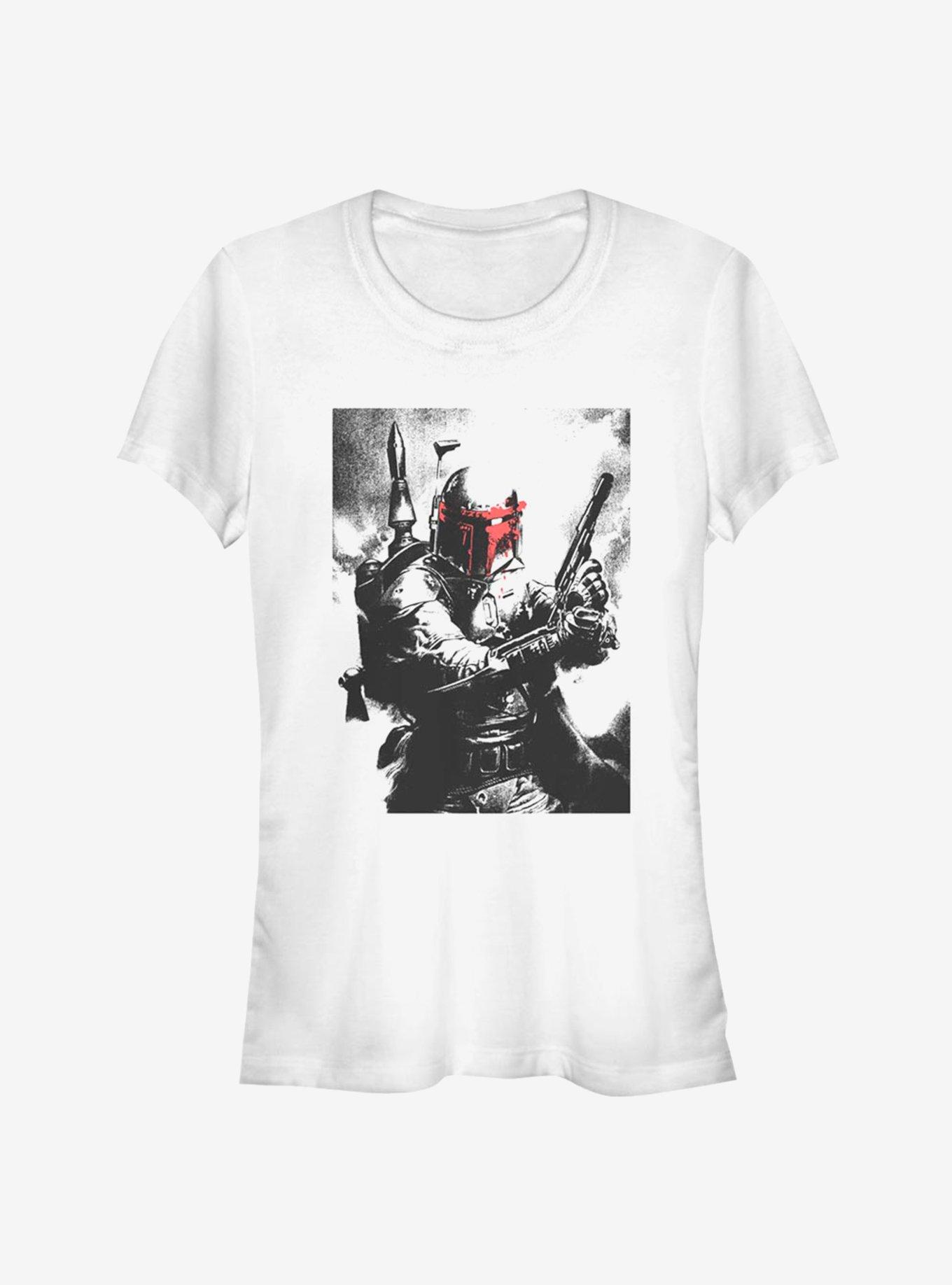 Star Wars Boba So Fett Girls T-Shirt, WHITE, hi-res