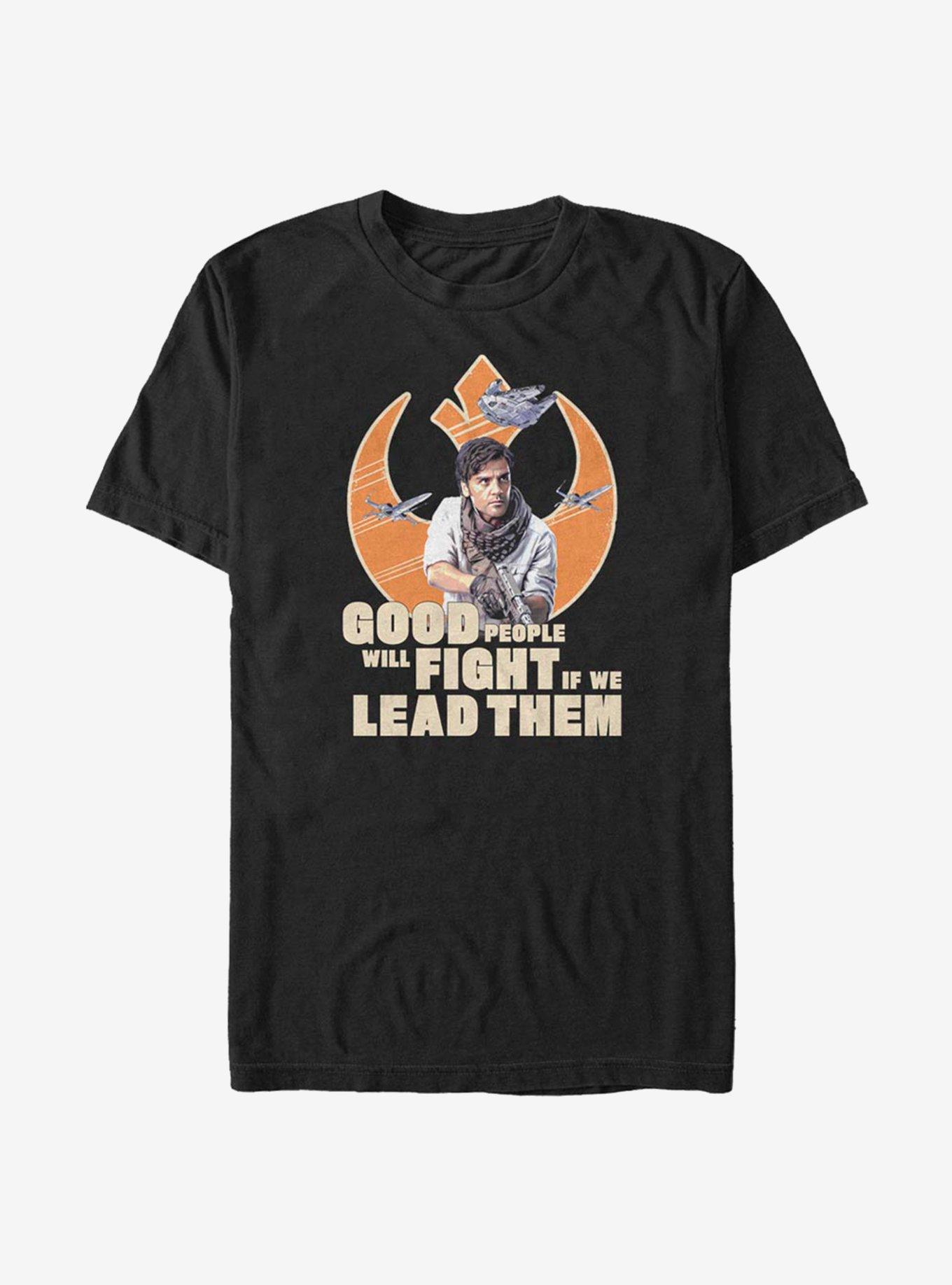 Star Wars The Good Fight T-Shirt, BLACK, hi-res