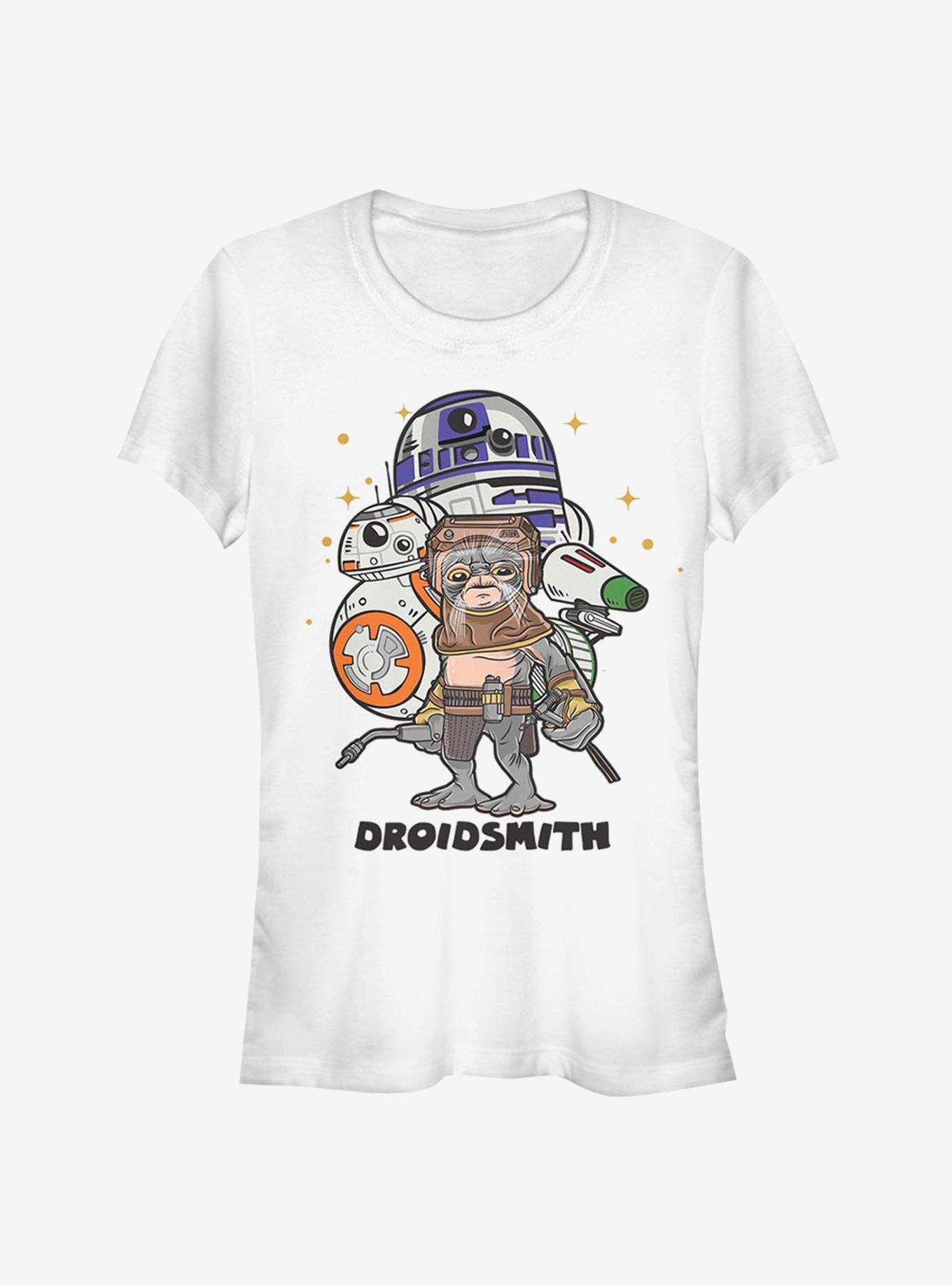 Star Wars Droid Smith Girls T-Shirt, WHITE, hi-res